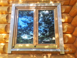 Фото деревянного окна 12